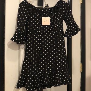 Polka Dot Short Dress from Revolve